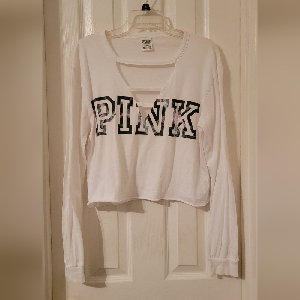 PPINK Crop Style Long Sleeve Top
